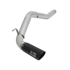 aFe Power 49-06112-B ATLAS 5 in. DPF-Back Aluminized Steel Exhaust System - (w/Black Tip) - (Single Passenger Side Exit)