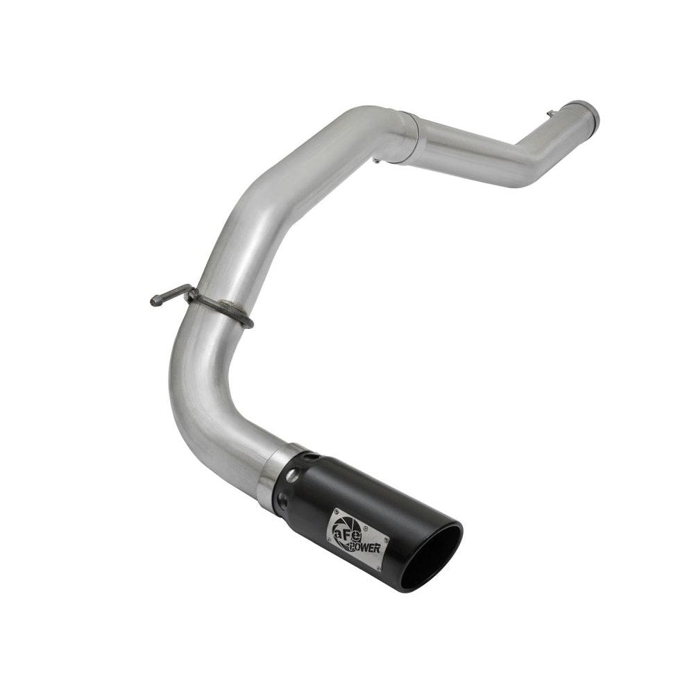 aFe Power 49-06113-B ATLAS 4 in. DPF-Back Aluminized Steel Exhaust System - (w/Black Tip) - (Single Passenger Side Exit)