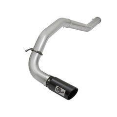 aFe Power 49-06113-B ATLAS 4 in. DPF-Back Aluminized Steel Exhaust System - (w/Black Tip) - (Single Passenger Side Exit)