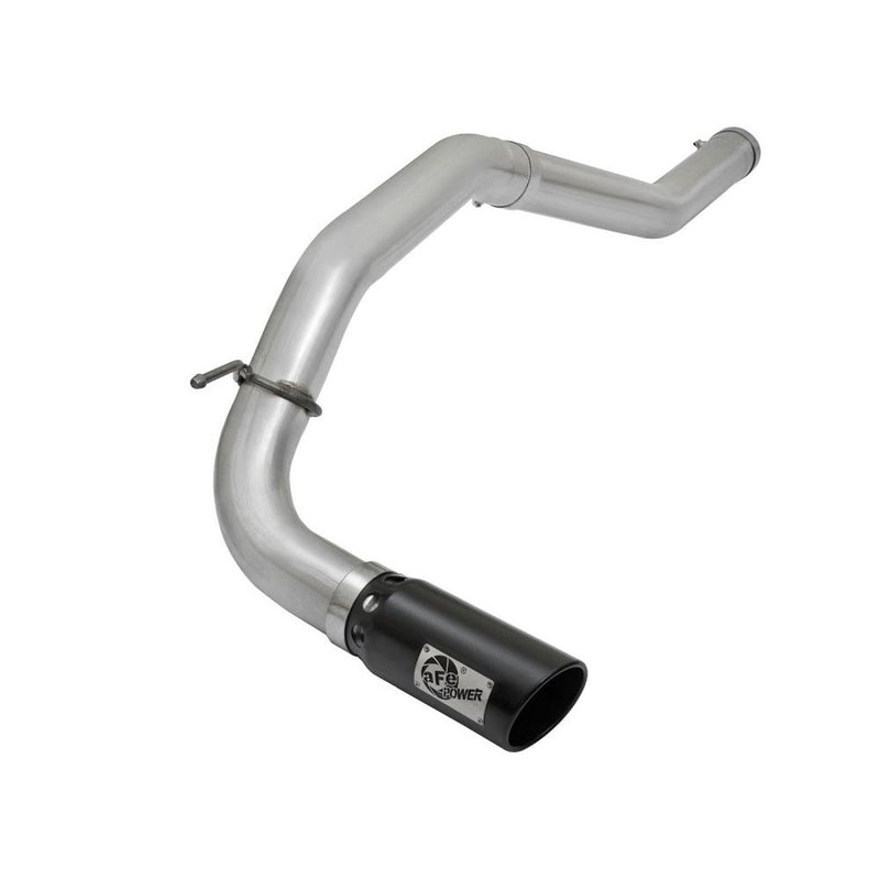 aFe Power 49-06113-B ATLAS 4 in. DPF-Back Aluminized Steel Exhaust System - (w/Black Tip) - (Single Passenger Side Exit)