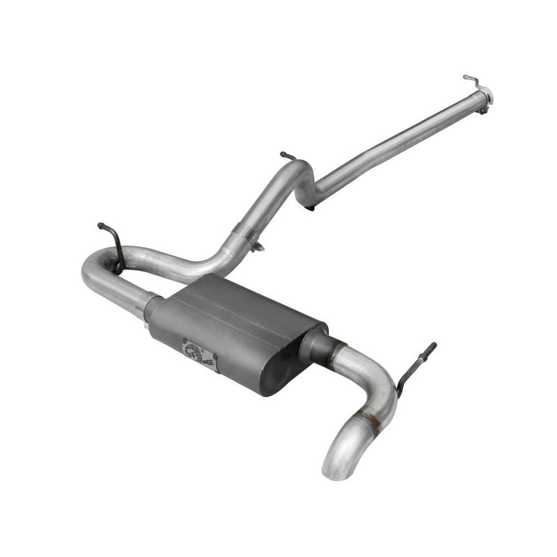 aFe Power 49-08043 Scorpion Series - 2.5 in. Aluminized - 13 in. Baffled Muffler - Mandrel Bent Tubing