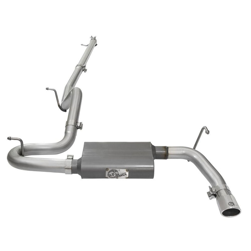 aFe Power 49-08044-1P Scorpion Cat-Back System - (2.5 in. Aluminized Steel) - (Rear Exit) - (Hi-Tuck)