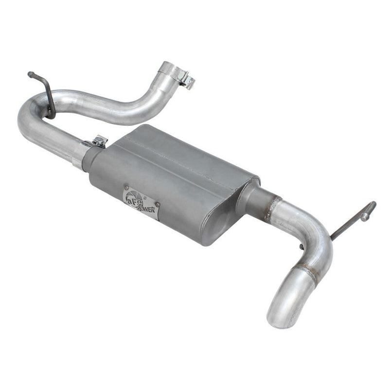 aFe Power 49-08046 Scorpion Series Axle Back - 2.5 in. System - 13 in. Baffled Muffler - Mandrel Bent