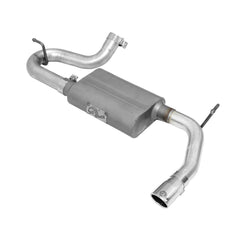 aFe Power 49-08047-P Scorpion Series Axle Back - 2.5 in. System - 13 in. Baffled Muffler - Polished Tips - Mandrel Bent