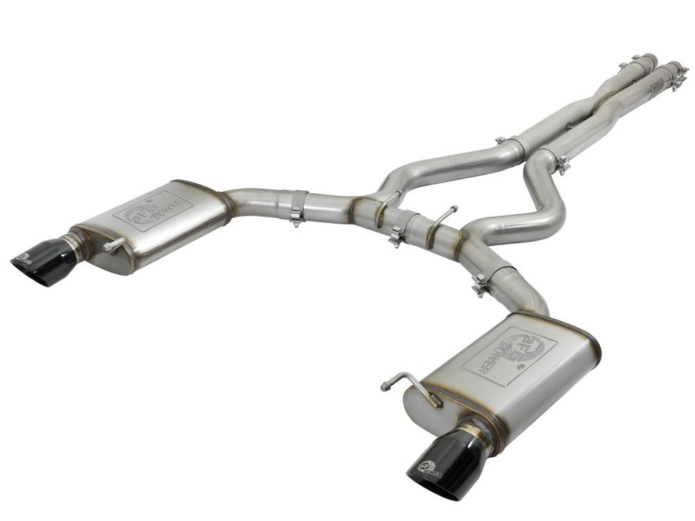 aFe Power 49-33072-1B MACH Force-Xp Cat-Back Exhaust System for 2015–2017 Ford Mustang