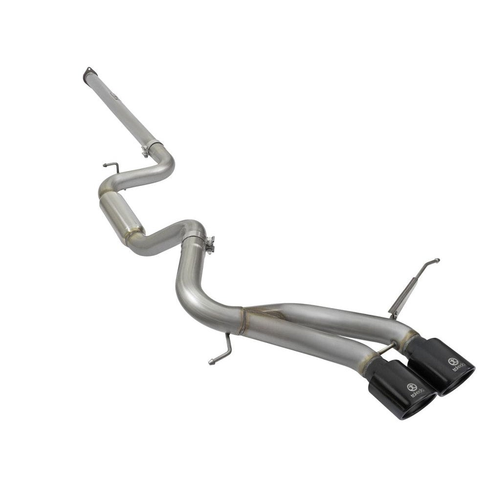 aFe Power 49-33083-B Takeda 3 in. 304 Stainless Steel Cat-Back Exhaust System - (w/Black Tip) - (Dual Rear Exit)
