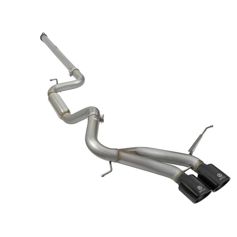 aFe Power 49-33083-B Takeda 3 in. 304 Stainless Steel Cat-Back Exhaust System - (w/Black Tip) - (Dual Rear Exit)