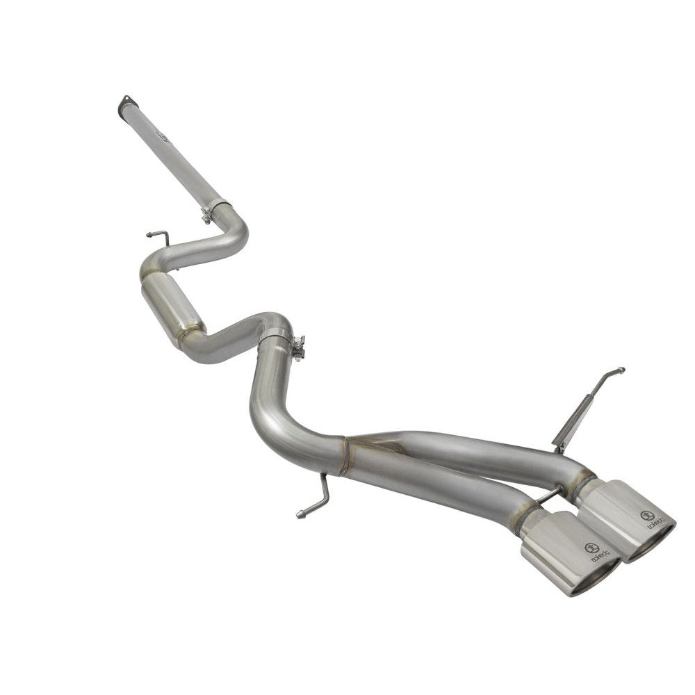 aFe Power 49-33083-P Takeda 3 in. 304 Stainless Steel Cat-Back Exhaust System - (w/Polished Tip) - (Dual Rear Exit)