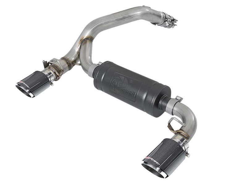 aFe Power 49-33104-C Takeda 3" 304 Stainless Steel Axle-Back Exhaust System for 2016–2018 Ford Focus