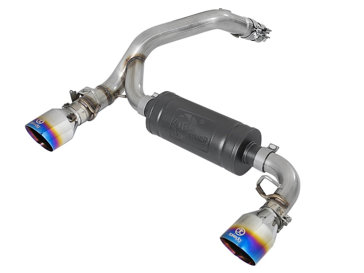 aFe Power 49-33104-L Takeda 3" 304 Stainless Steel Axle-Back Exhaust System for 2016–2018 Ford Focus