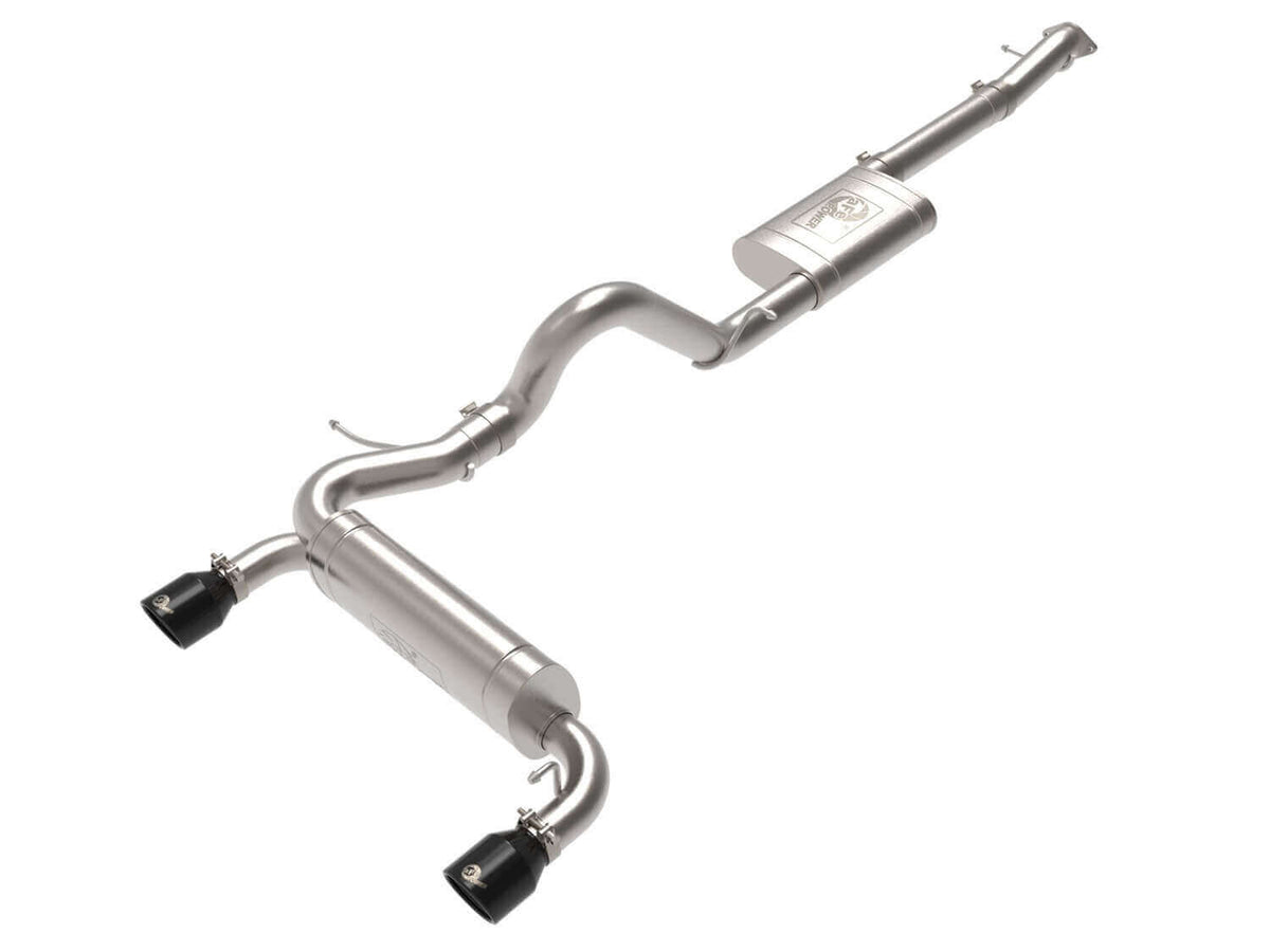 aFe Power 49-33138-B Vulcan Series Cat-Back Stainless Exhaust System for 2021–2025 Ford Bronco