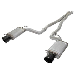 aFe Power 49-34063-B MACH Force-Xp 3 in. 304 Stainless Steel Cat-Back Exhaust System - (w/Black Tip) - (Dual Rear Exit)