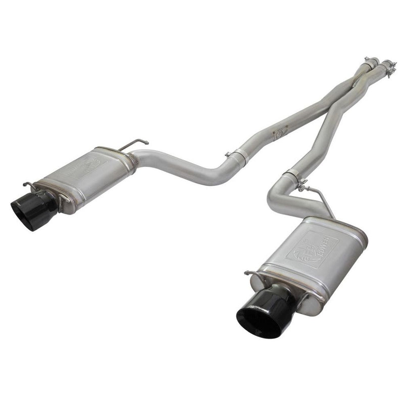aFe Power 49-34063-B MACH Force-Xp 3 in. 304 Stainless Steel Cat-Back Exhaust System - (w/Black Tip) - (Dual Rear Exit)