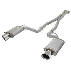 aFe Power 49-34063-P MACH Force-Xp 3 in. 304 Stainless Steel Cat-Back Exhaust System - (w/Polished Tip) - (Dual Rear Exit)