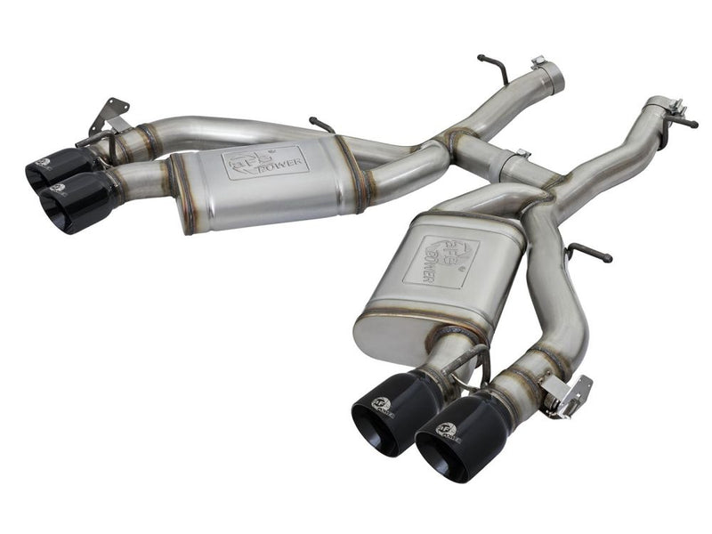 aFe Power 49-34068-B MACH Force-Xp 3 in. 304 Stainless Steel Axle-Back Exhaust System - (w/Black Tip) for 2016–2024 Chevrolet Camaro