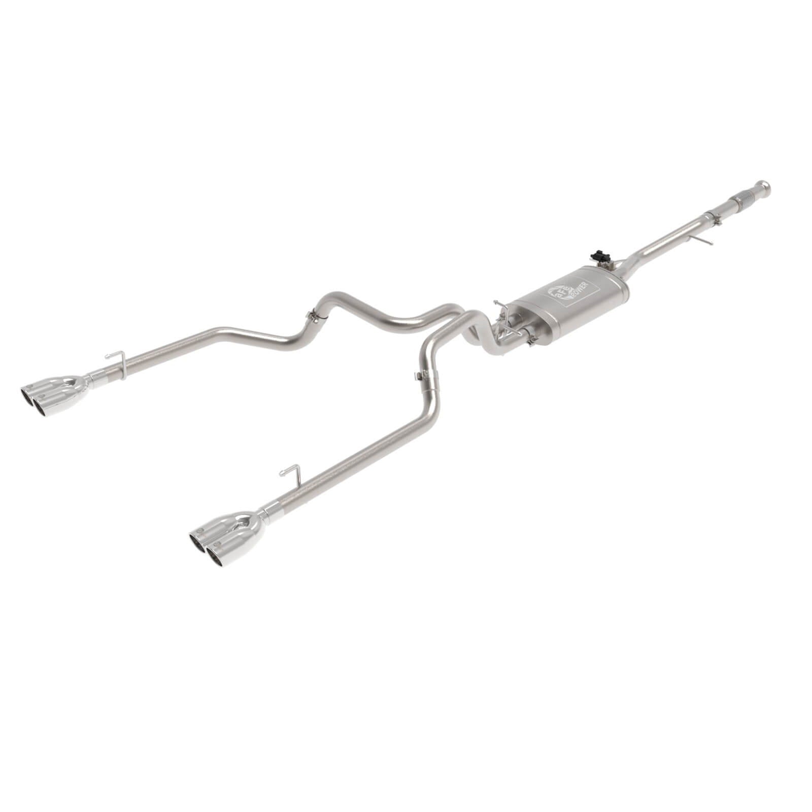 aFe Power 49-34139-P Gemini XV Cat-Back Stainless Exhaust System