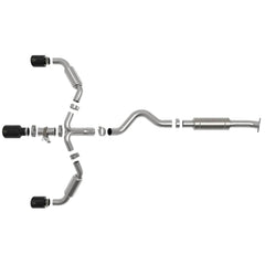 aFe Power 49-36070-B Gemini XV Cat-Back Stainless Exhaust System