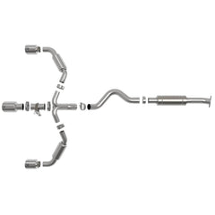 aFe Power 49-36070-P Gemini XV Cat-Back Stainless Exhaust System