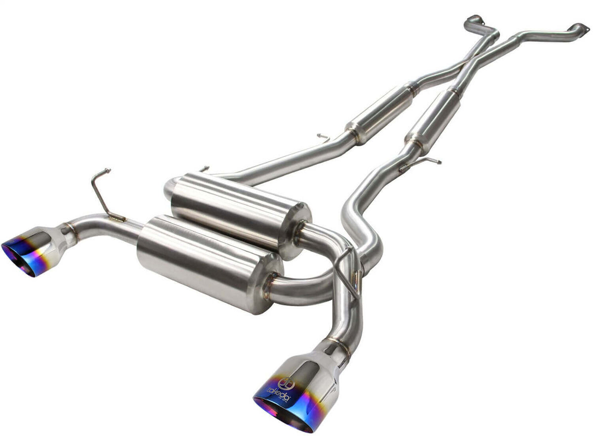aFe Power 49-36103-L Takeda Cat-Back Stainless Exhaust System for 2008–2013 Infiniti G37