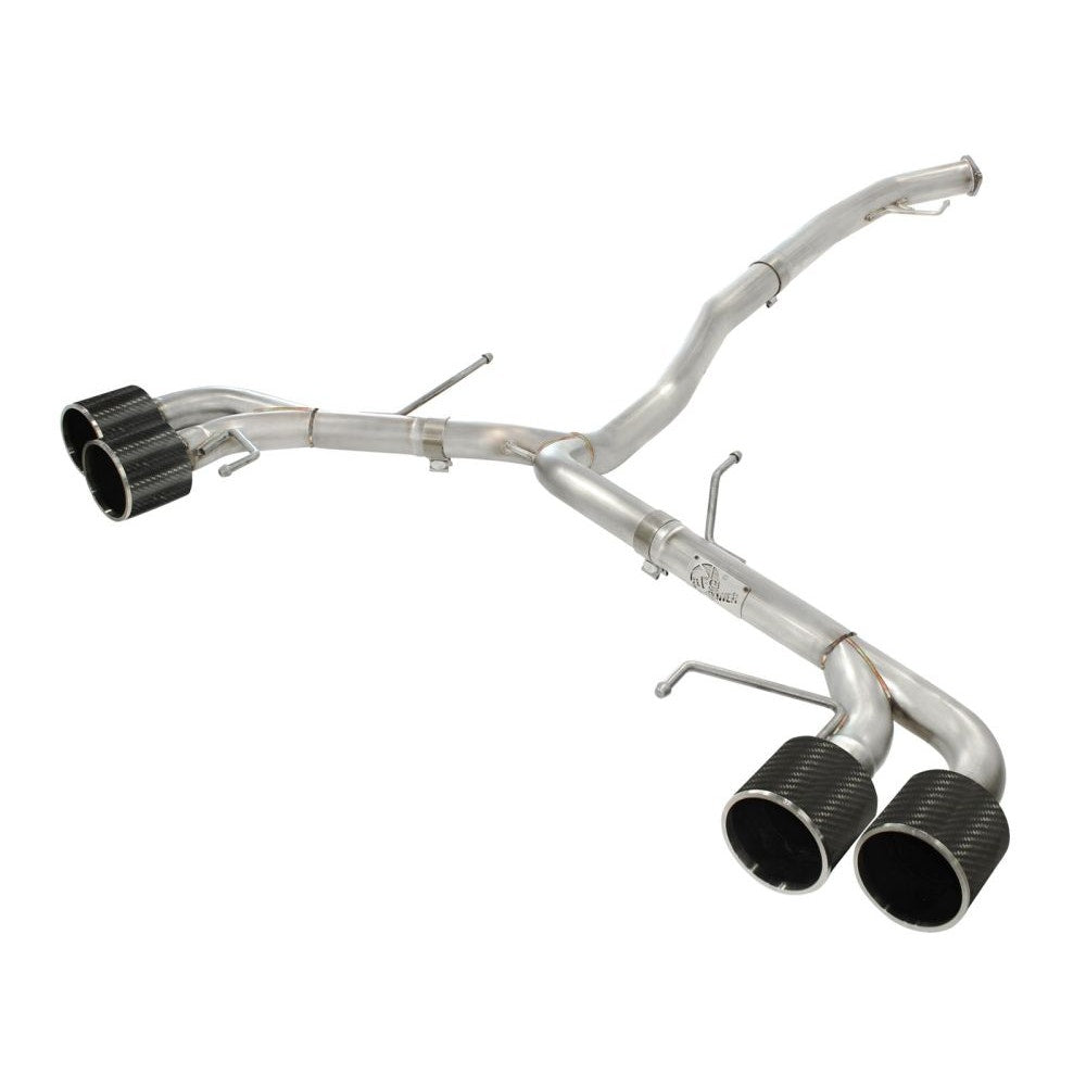 aFe Power 49-36108-C 304SS Cat-Back w/ Carbon Fiber Tips