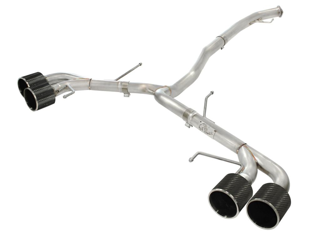 aFe Power 49-36108-C 304SS Cat-Back w/ Carbon Fiber Tips for 2009–2024 Nissan Gt-R