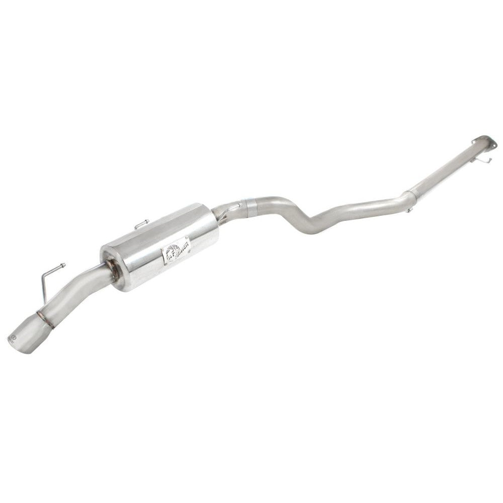 aFe Power 49-36109-P Takeda Cat-Back Exhaust System - 304 Stainless Steel - 2.5 in. (Incl. Clamps/Muffler/3 in. Double Wall Slash Cut 304 Stainless Steel Polished Laser Etched Tip)