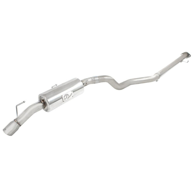 aFe Power 49-36109-P Takeda Cat-Back Exhaust System - 304 Stainless Steel - 2.5 in. (Incl. Clamps/Muffler/3 in. Double Wall Slash Cut 304 Stainless Steel Polished Laser Etched Tip)