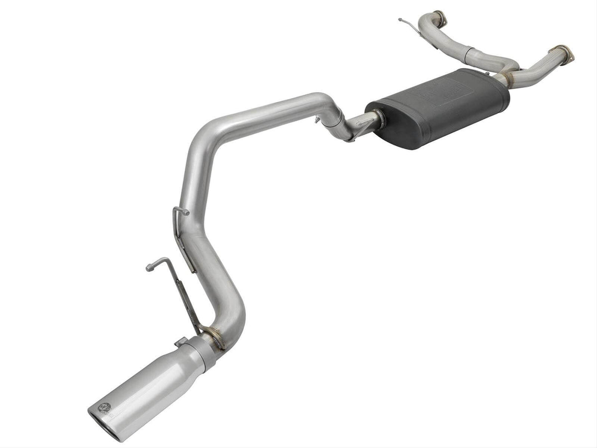 aFe Power 49-36114-P MACH Force XP 3 in. Cat-Back 304 Stainless Steel Exhaust System - (w/Black Tip) - (Single Side Exit) for 2011–2013 Infiniti Qx56