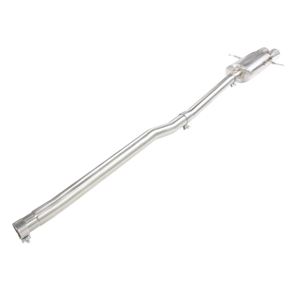 aFe Power 49-36318 MACHForce XP Cat-Back Exhaust System - Polished 304 Stainless Steel Tips - Brushed Finish - 2.5 in. (Incl. 16 in. Single In/Dual Out Muffler - 3.5 in.)