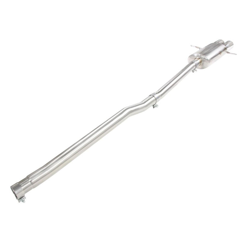 aFe Power 49-36318 MACHForce XP Cat-Back Exhaust System - Polished 304 Stainless Steel Tips - Brushed Finish - 2.5 in. (Incl. 16 in. Single In/Dual Out Muffler - 3.5 in.)