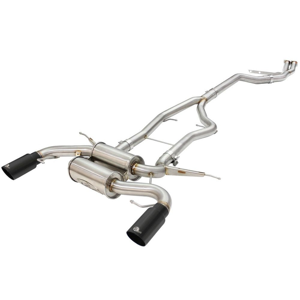 aFe Power 49-36328-B MACHForce XP Cat-Back Exhaust System - (2.5in. Stainless Tubing) - (Dual Rear Exit)