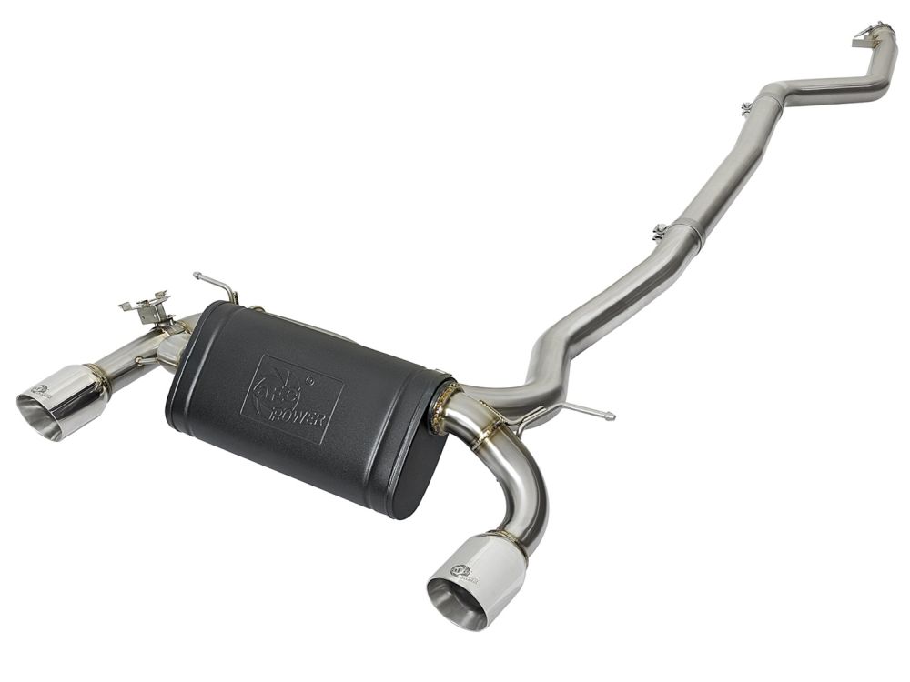 aFe Power 49-36334-P MACH Force-Xp Cat-Back Exhaust System for 2016–2018 BMW 340i