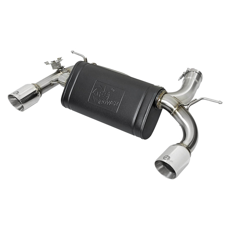 aFe Power 49-36336-P MACH Force-Xp Axle-Back Stainless Steel Exhaust System - (w/Polished Tip)s) for 2012–2015 BMW 335I