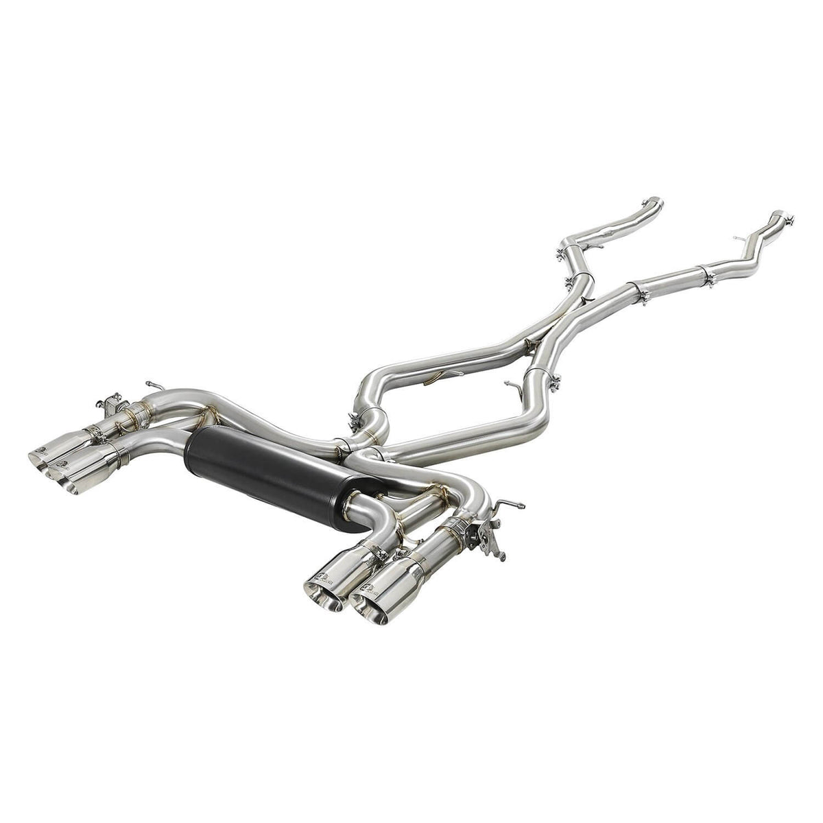 aFe Power 49-36341-P MACH Force-Xp Stainless Cat-Back Exhaust System for 2015–2018 BMW X5