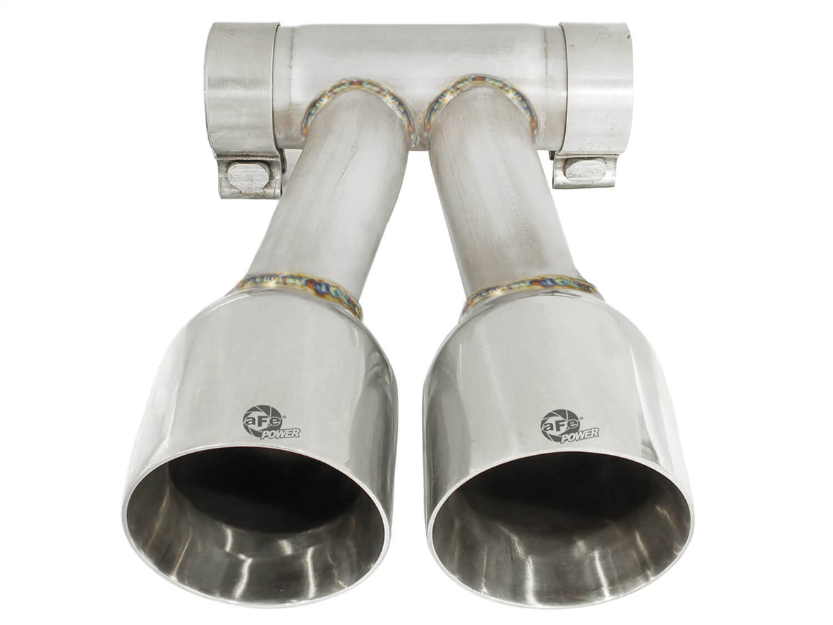 aFe Power 49-36410 MACH Force XP 4" Dual Polished Exhaust Tip for 2005–2008 Porsche Boxster