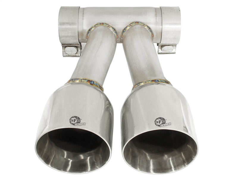 aFe Power 49-36410 MACH Force XP 4" Dual Polished Exhaust Tip for 2005–2008 Porsche Boxster