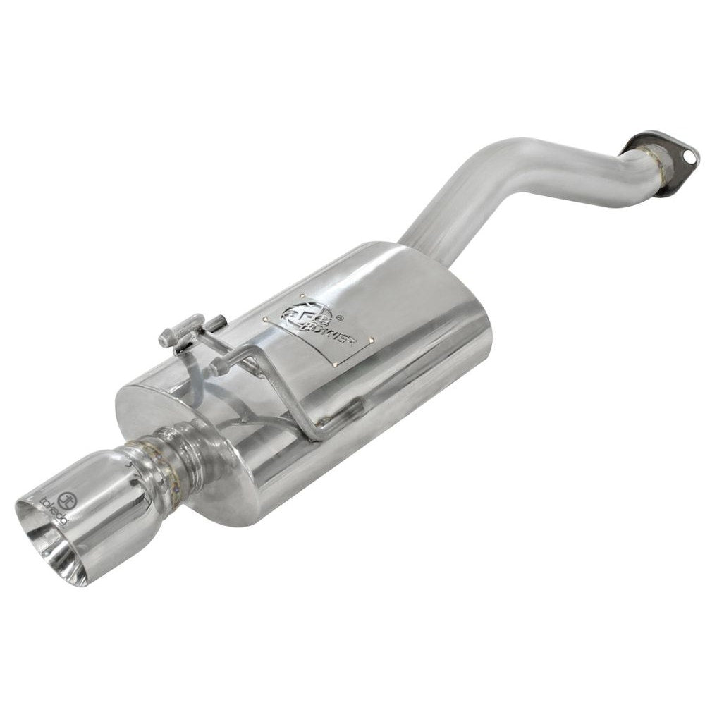 aFe Power 49-36610 Takeda Axle-Back Exhaust System - 4.0 in. Double Wall - Slash Cut - Polished Tip - 304 Stainless Steel