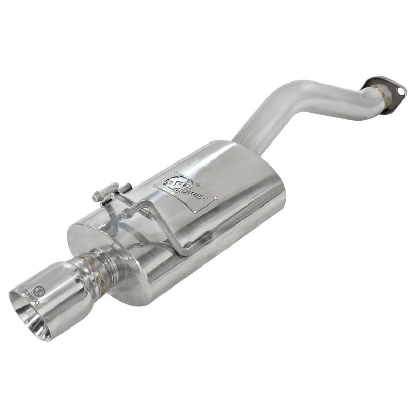 aFe Power 49-36610 Takeda Axle-Back Exhaust System - 4.0 in. Double Wall - Slash Cut - Polished Tip - 304 Stainless Steel