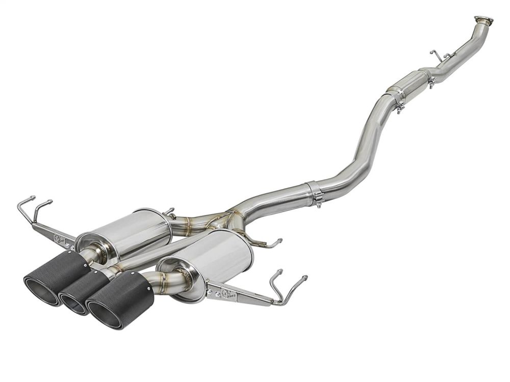 aFe Power 49-36616-C Takeda Stainless Cat-Back Exhaust System for 2017–2021 Honda Civic