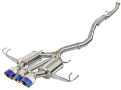 aFe Power 49-36616-L Takeda Stainless Cat-Back Exhaust System for 2017–2021 Honda Civic