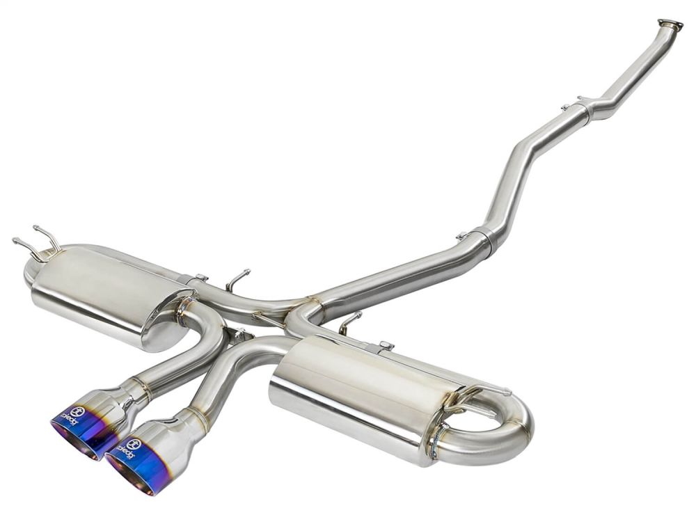 aFe Power 49-36618-L Takeda Stainless Cat-Back Exhaust System for 2017–2020 Honda Civic