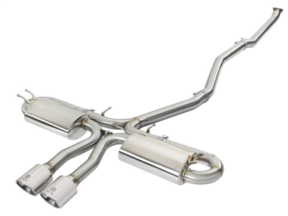 aFe Power 49-36621-P Takeda Stainless Cat-Back Exhaust System for 2017–2020 Honda Civic