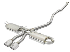 aFe Power 49-36621-P Takeda Stainless Cat-Back Exhaust System for 2017–2020 Honda Civic