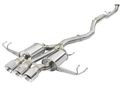 aFe Power 49-36623-P Takeda Stainless Cat-Back Exhaust System for 2017–2021 Honda Civic