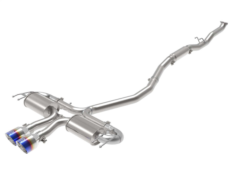 aFe Power 49-36624-L Takeda Cat-Back Stainless Exhaust System for 2017–2021 Honda Civic