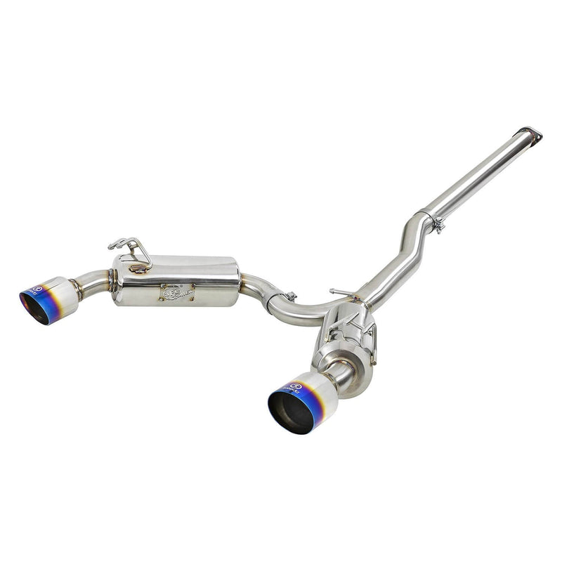aFe Power 49-36701-L Takeda Stainless Cat-Back Exhaust System for 2008–2015 Mitsubishi Lancer