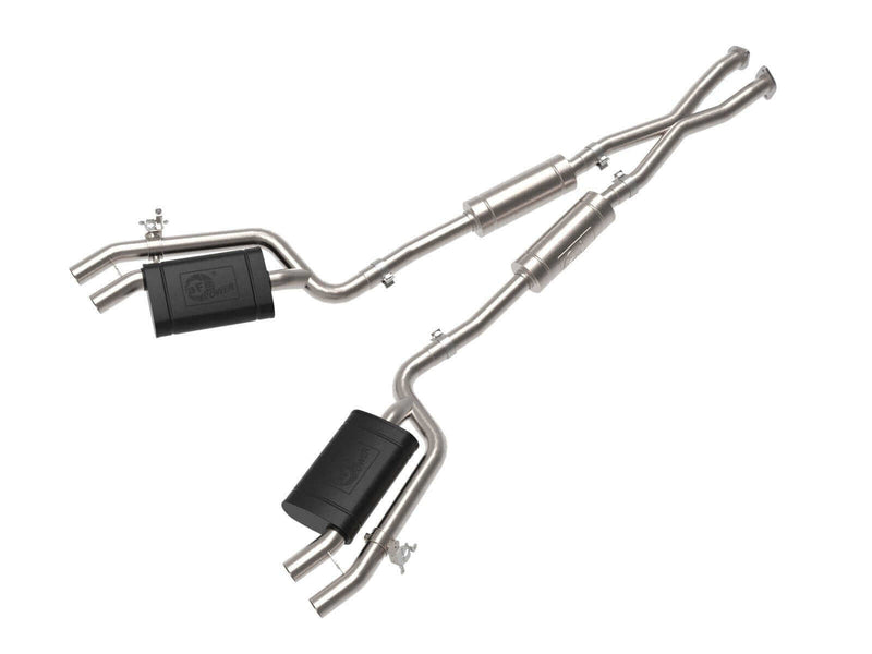 aFe Power 49-37025 Gemini XV Cat-Back Stainless Exhaust System for 2018–2021 Kia Stinger