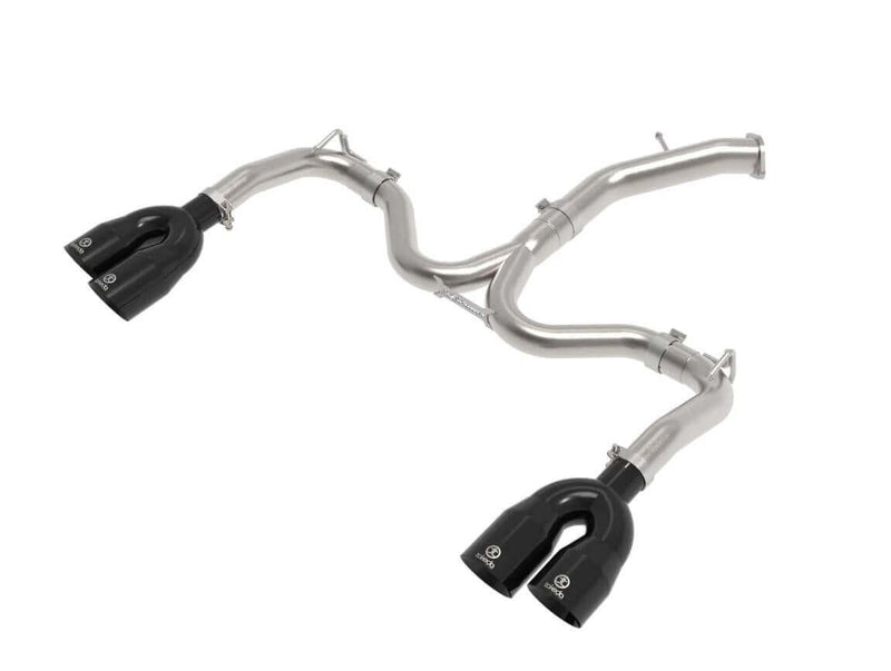 aFe Power 49-37039-B Takeda Axle-Back Stainless Exhaust System for 2022–2024 Kia Forte