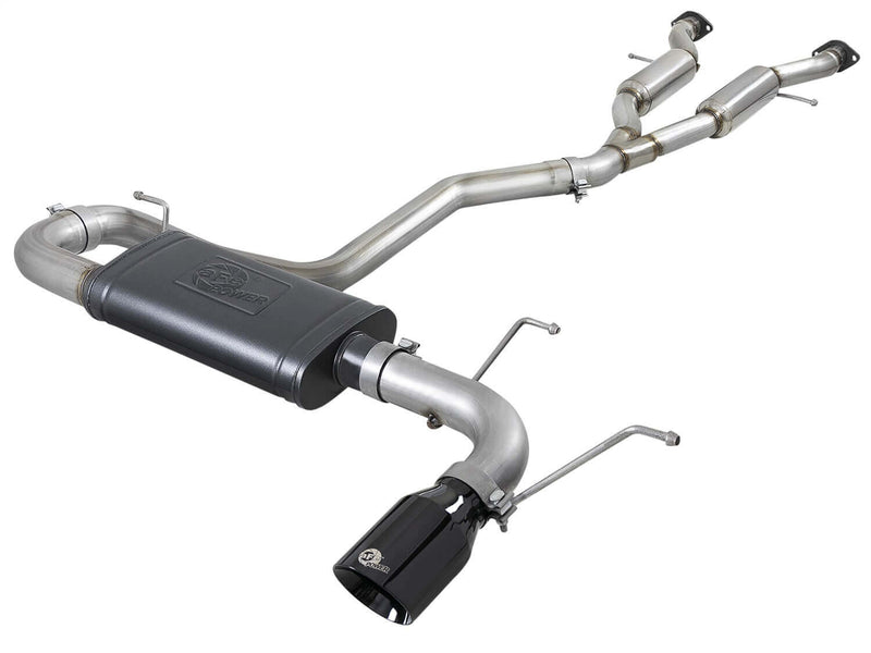 aFe Power 49-38078-B Large Bore HD 3" 304 Stainless Steel Cat-Back Exhaust System for 2014–2021 Jeep Grand Cherokee