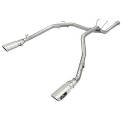 aFe Power 49-42041-P MACH Force-Xp 2-1/2" DPF-Back Stainless Steel Exhaust System w/4-1/2" Polished Tips